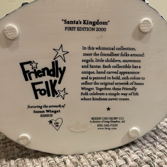 Friendly Folk Santa’s Kingdom Susan Winget - Picture 9 of 9